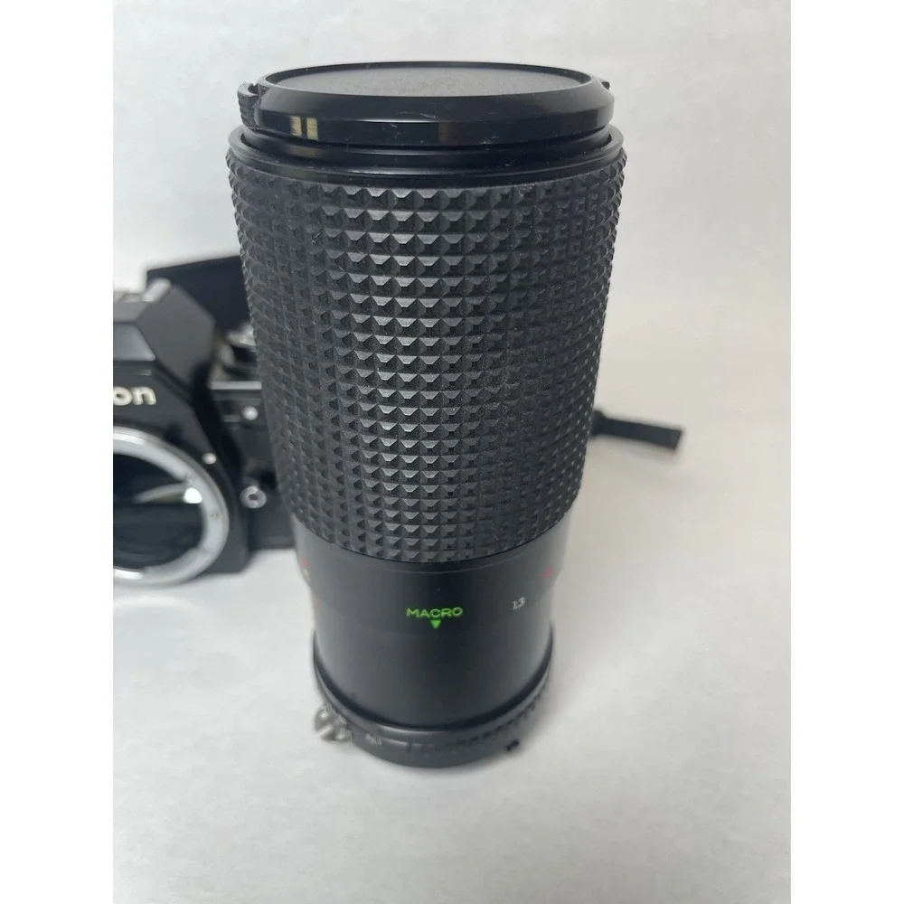 Nikon EM 35mm SLR Camera with JCpenny 80-200mm Macro Lens
